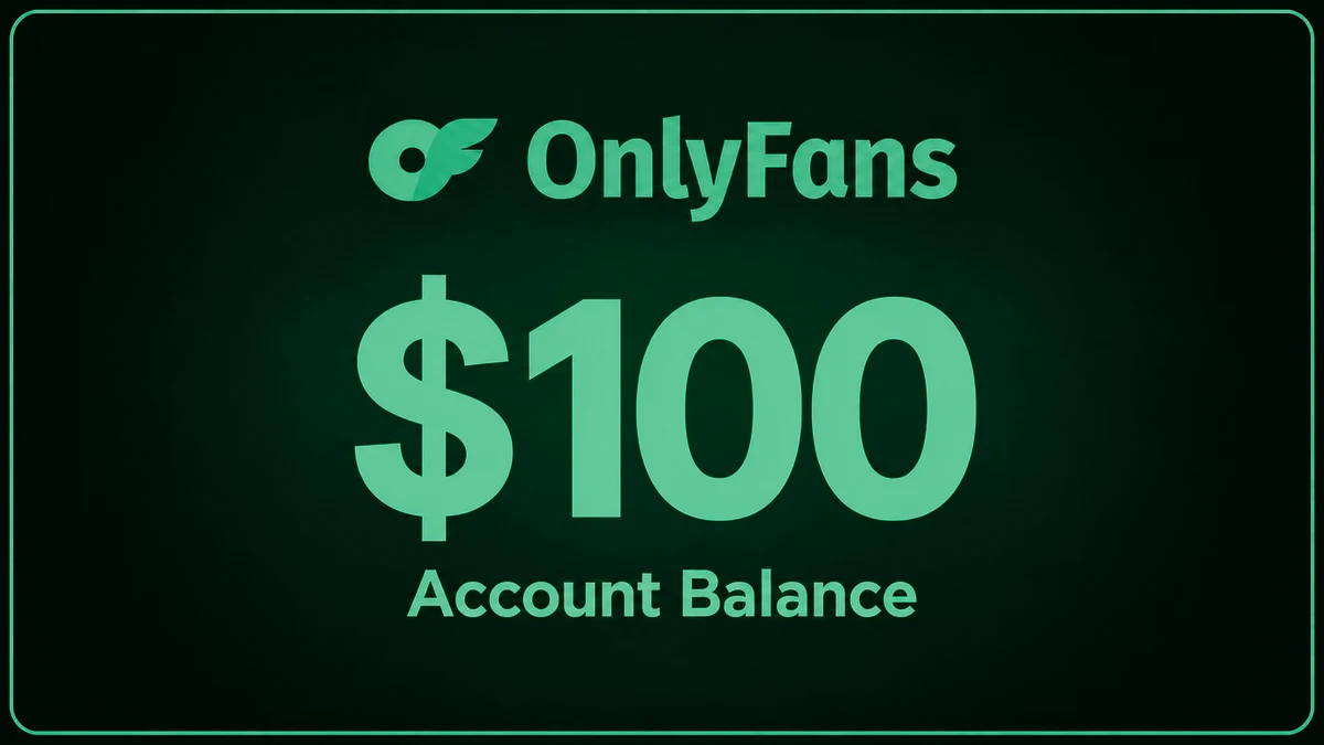 OnlyFans Balance $100
